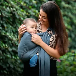 Hoppediz HOPPEDIZ® Babytragetuch Ring-Sling ultraleicht
