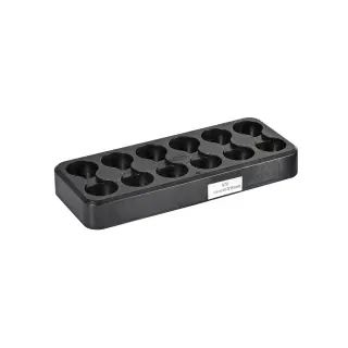 Duni LED-Ladestation 40 x 15,2 cm Schwarz, 1 Stück