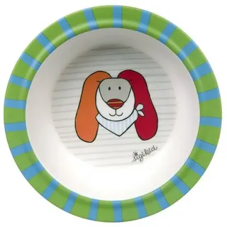 Sigikid Kinderschüssel Schüssel Hase RingelDingel rPET, 100% rPET, Silikonring im Boden, (Schälchen, 1-tlg) blau|bunt|grün