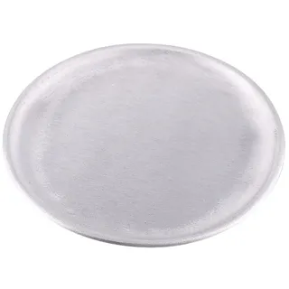 NKlaus Untersetzer für Kerzen Aluminium, matt, Silber, Ø12 cm, 1 Stück | 12cm; 1,5cm