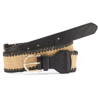 LASCANA Taillengürtel Polypropylen beige/schwarz 75