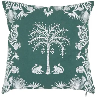 Besticktes Kissen The Palm Resort 45x45cm Grün - Atmosphera Créateur D'Intérieur