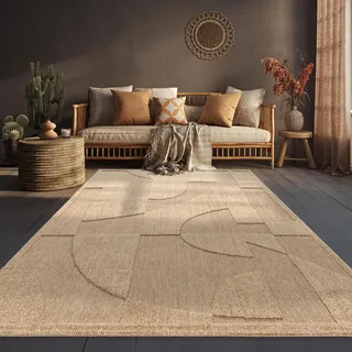 Paco Home Outdoor Teppich 120 x 160 cm Beige