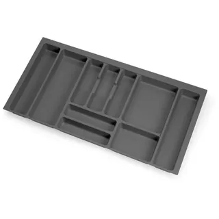 Emuca Optima Vertex Besteckbox Grau Anthrazit