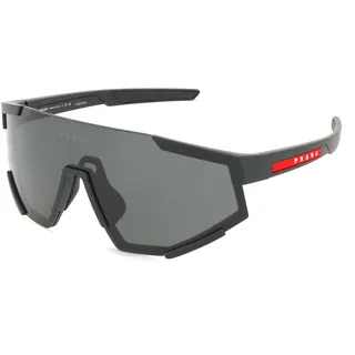 Prada Linea Rossa PS04WS Herren-Sonnenbrille Vollrand Quadratisch Kunststoff-Gestell, schwarz