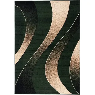 Mazovia Teppich CHEAP_K857A_2, 180x250, Kurzflor, Modern, Geometrisch grün 180x250
