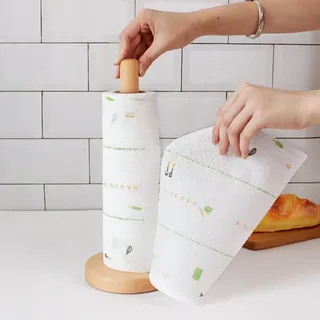 Küchenrollenhalter, Papierhandtuchhalter, Vertikaler Papierrollenhalter Aus Holz