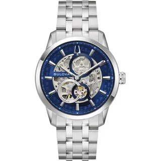 BULOVA 96A331 Herrenuhr Klassik Automatik 40mm 3ATM