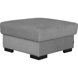 Stauraumhocker HOME AFFAIRE "Tulio", silber, B:80cm H:45cm T:80cm, Struktur fein (100% Polyester);Struktur (100% Polyester);Samtstruktur (100% Polyester), Hocker, mit Stauraum
