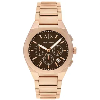 Armani Exchange Rose Gold-Ton Edelstahl 44 mm AX4188