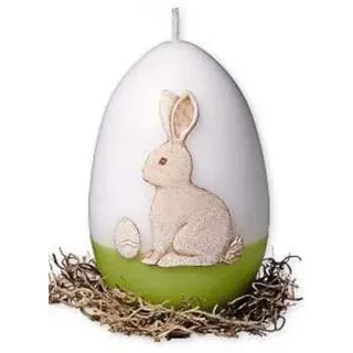 Eikerzen Peter Hase 12 x 8 cm Ostereikerze, Kerze, Unparfümiert