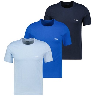 BOSS T-Shirt Herren T-Shirts CLASSIC 3er-Pack Regular Fit (1-tlg) blau