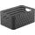 Aufbewahrungskorb Country 4 l 23,7 x 15,8 x 10,8 cm anthrazit