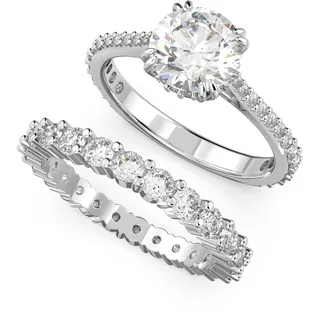 Swarovski Schmuck-Set Stilla Round 5647662 | silber