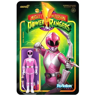 Power Rangers Reaction Wave 2 Pink Power Ranger Standard