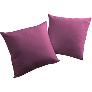 Wirth Kissenbezug Newbury 50 x 50 cm Lila