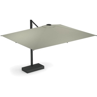 Shade Pro Sonnenschirm, 3x4 m, antikeisen / beige