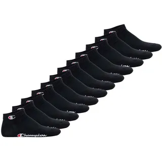 Champion Quarter Socken 12er Pack Schwarz 39-42