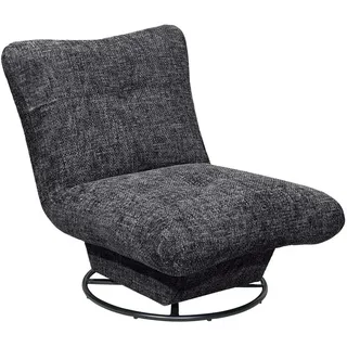 MID.YOU Drehsessel Maranello Polyester 96 x 75 x 93 cm Anthrazit drehbar