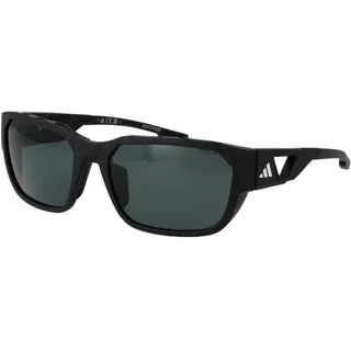 Adidas Sport Männer Sonnenbrille Rechtwinklig Schwarz | Gr.: onesize