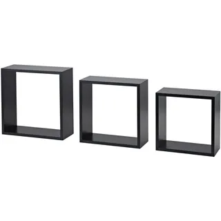 DOLLE Würfelregal Frame 30 x 30 cm Schwarz