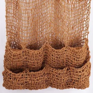 Famanu Kokos Plantmatte - 100% natürliche Fasern - 100x100 cm - Braun