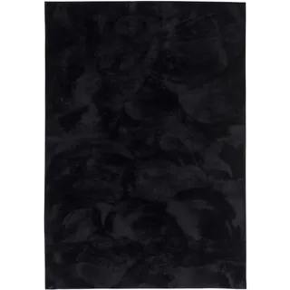 Pergamon Fellteppich 160 x 230 cm Schwarz/Beige