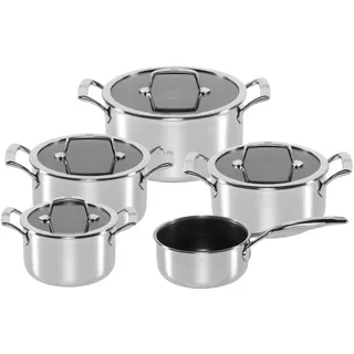 Zwilling PEAK SET 5 PZ (Cass.16cm, Pentola 16,20,24+cop, tegame 20+cop), Pfannenset + Topfset, Silber