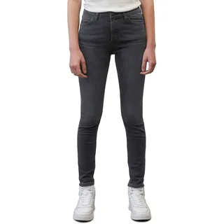 Slim-fit-Jeans MARC O'POLO DENIM "Kaj" Gr. 29, Länge 32, grau (mid grey) Damen Jeans Röhrenjeans in schmaler Form