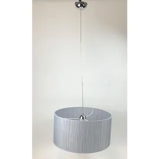 Euluna - Hängeleuchte an Schnur ESSEX 1xE27/40W/230V - Silber
