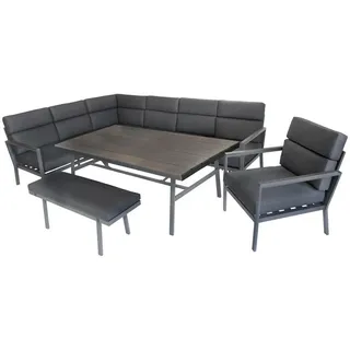 BellaVista Sorrent Loungeset grau