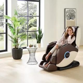 Massagesessel Welcon Easyrelaxx Plus | Ganzkörpermassage | braun-beige