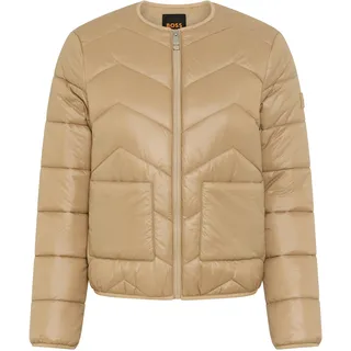Steppjacke BOSS ORANGE "Palatti Premium Damenmode", Damen, Gr. 34, rust, copper 222, Web, Obermaterial: 100% Polyamid, unifarben, eingefasste Kante, Jacken Steppjacke, mit Chevron-Steppung