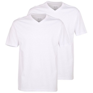CECEBA T-Shirt Maverick (2-tlg) V-Ausschnitt, kurzarm, Baumwolle, im 2er Pack weiß L 6
