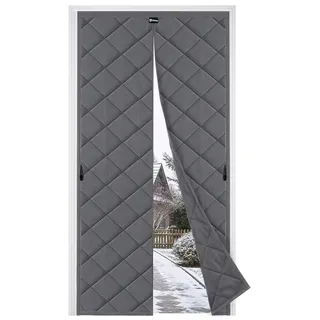Sekey Thermovorhang Klettband 90 x 200 cm Grau