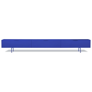 HKliving - TV-Lowboard, 250 cm, cobalt
