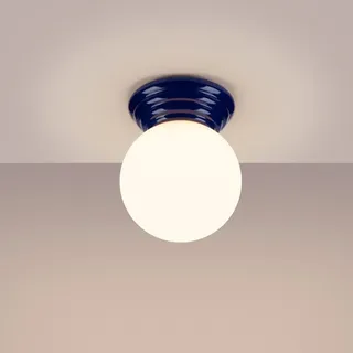 Sollux Zori 1x8 W blau Glas Keramik