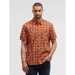 Camp David Kurzarmhemd Orange S