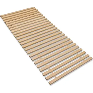 Madera XXL Rollrost mit 23 extra stabilen Leisten aus massivem Buchenholz, belastbar bis ca. 280 kg, Größe: 100x200