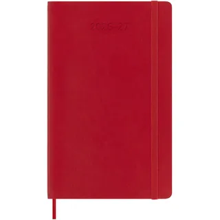 Moleskine Wochen-Notizkalender 18 Monate A5 Scharlachrot 2026/2027