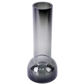 Schäfer Elektronik Dekovase Glasvase im eleganten Kelchdesign – 38 cm in edlem Anthrazit (1 St)