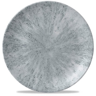 Churchill Teller Super Vitrified Studio Prints Stone Pearl Grey Flache Coup grau