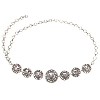 COLLEZIONE ALESSANDRO Kettengürtel Metall Silber 1