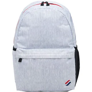 Superdry Mens SPORTSTYLE MONTANA Rucksack, Grey Marl, One Size - Einheitsgröße