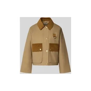 Relaxed Fit Jacke aus Baumwoll-Mix mit Cordkragen Modell 'PHOEBE', Cognac, $listsize[$i].replace('"','"')