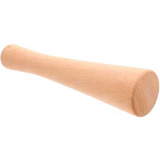 NIYANGLE Sauerkrautstampfer Holz Kartoffelstampfer mit Ergonomischem Griff und Runder Dichter Mahlfläche für Fermentieren und Küche