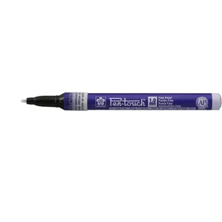 SAKURA Pen-Touch Fine UV Blau Marker - 1 mm Spitze - dauerhaft auf den meisten Oberflächen - ideal für den industriellen Einsatz - leuchtet unter UV-Licht