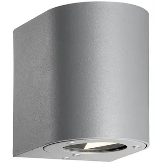 Nordlux Außenwandleuchte Aluminium, Metall grau 12 W inkl. LED-Lampe