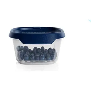 Tupperware One Touch Fresh® 370 ml mit blau Deckel - Grau/Blau