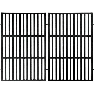 BBQ-Toro Gusseisen Grillrost (2 Stück) | Gussrost, Ersatzrost, Grillgitter Set | Grillzubehör, Ersatzteil, 2 Stück Grillaufsatz | Zubehör für BBQ, Gasgrill, Holzkohlegrill und mehr (30 x 44,5 cm)